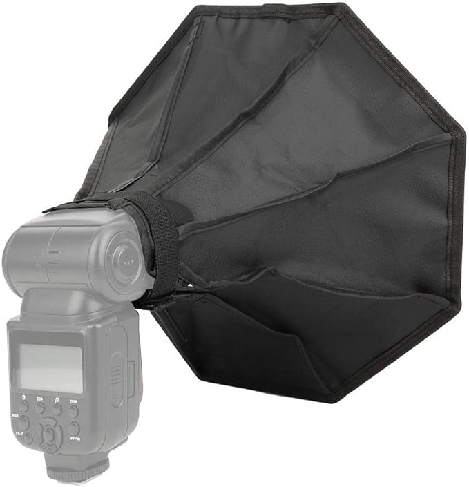 Flash Softbox, 30x30cm Folding Speedlight Softbox Diffuser Cover Universal for for for DSLR Camera