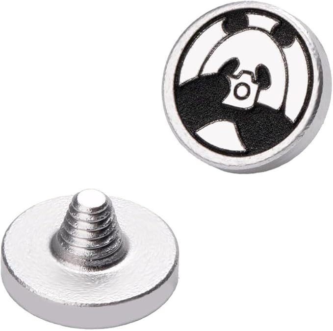Camera Metal Hot Shoe Cover Protector Cap Cute Button Compatible for Fujifilm X100VI X100V X-M5 X-T4 X-T3 for Nikon ZF Z5 Z6 Z6II (Aluminum Alloy-Shutter Decorative Button)