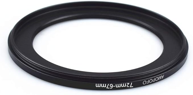 72mm to 67mm Camera Filters Ring Compatible All 72mm Camera Lenses or 67mm UV CPL Filter Accessory,72-67mm Camera Step-Down Rings
