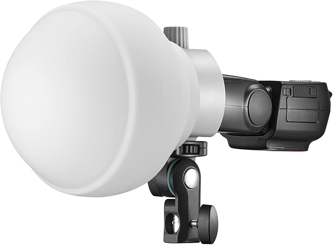 Godox ML-CD15 Flash Diffuser Modifier Bundle Diffusion Dome for V1S V1C V1N V1F V1O V860III V860II V850III TT685II TT600 TT685 AD200 AD200PRO AD300PRO AD400PRO ML30 ML60 ML60BI(Included 3 adapters)