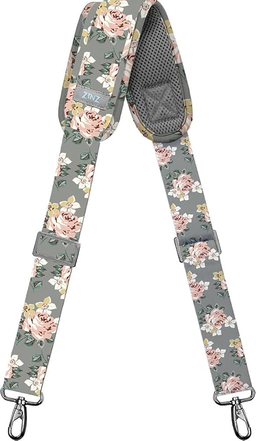 ZINZ Bag Shoulder Strap, Padded Adjustable Shoulder Strap Replacement
