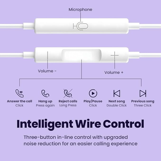 2 Pack Earbuds Headphones Earphones Wired [MFI Certified] USB C Microphone Call Volume Control Noise Isolating Compatible with iPhone 15 Pro Max/15 Pro/15 Plus/15/Samsung S23 Ultra S22+ S21