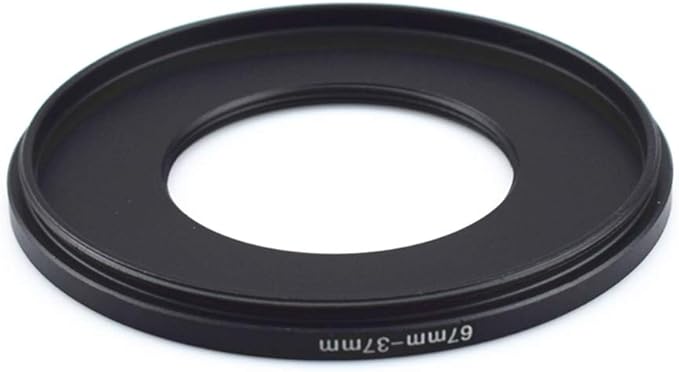 67mm to 37mm /67mm-37mm Step-Down Ring Filter Adapter for All Brands UV,ND,CPL,Metal Step-Down Ring Adapter