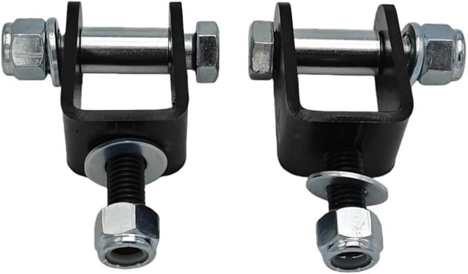 Replacement Lower Rear Shock Relocation Mounting Brackets LSM-125-500 Compatible with Ch-evro-let Ca-ma-ro Pon-tia-c 1982-2002 GM F-Body（2Pack