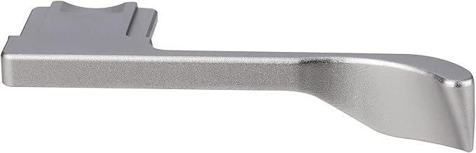 Haoge THB-X4S Hand Grip Metal Hot Shoe Thumb Up Rest for Fujifilm Fuji X-E4 Camera Silver