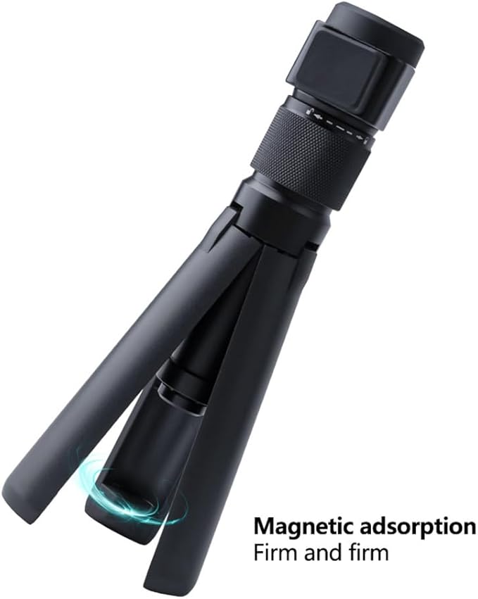 Bullet Time Handle Tripod Rotating Grip for Insta360 X5/X4/X3, DJI OSMO Pocket 3, GoPro – 360° Rotating Grip, 1/4" Thread, 6 lbs Capacity, Compact Selfie Stick & Tabletop Tripo