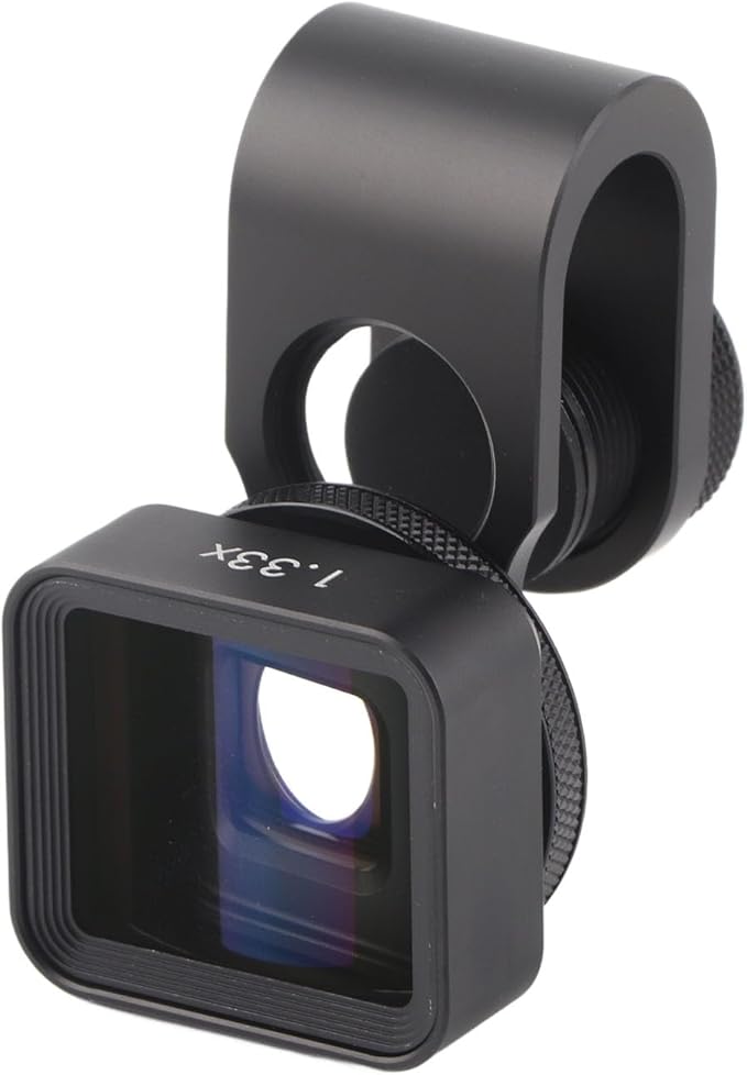 1.33x Anamorphic Mobile Lens, Wide Screen Deformation Filmmaking Lens, Mobile Anamorphic Widescreen Lens for Smartphone