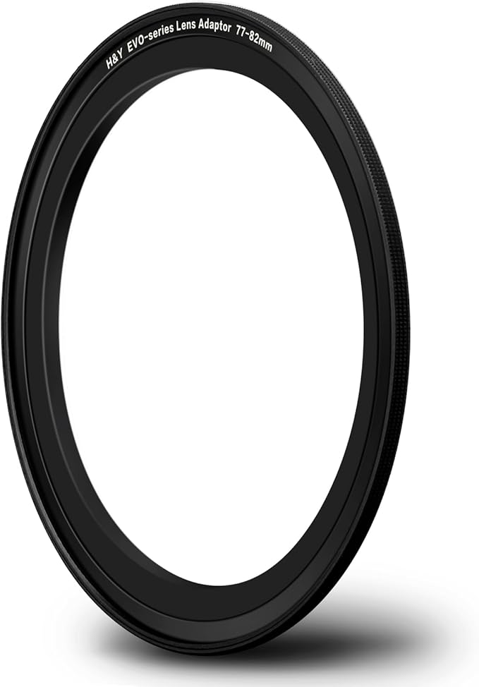 H&Y Magnetic Step Up Filter Ring 77 to 82mm, Ultra-Slim Aluminum Lens Filter Stepping Ring for Adapting 77mm Lens to an 82mm Filters, EVO Series