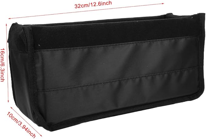 Pongnas Shockproof Camera Insert Bag with Padded Dividers for Safe Lens Storage (Black)