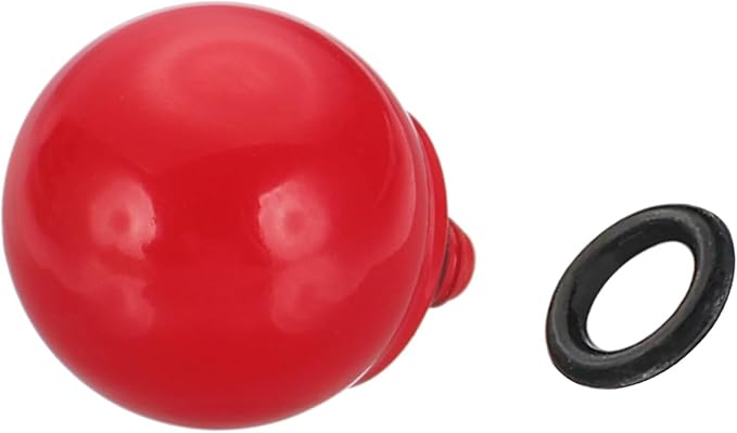 PATIKIL Camera Shutter Button, 10mm Ball Shape Shutter Release Button Pure Copper Camera Buttons for Fujifilm XT5 XT30 XT20 XT4 XE2 XE4, Red