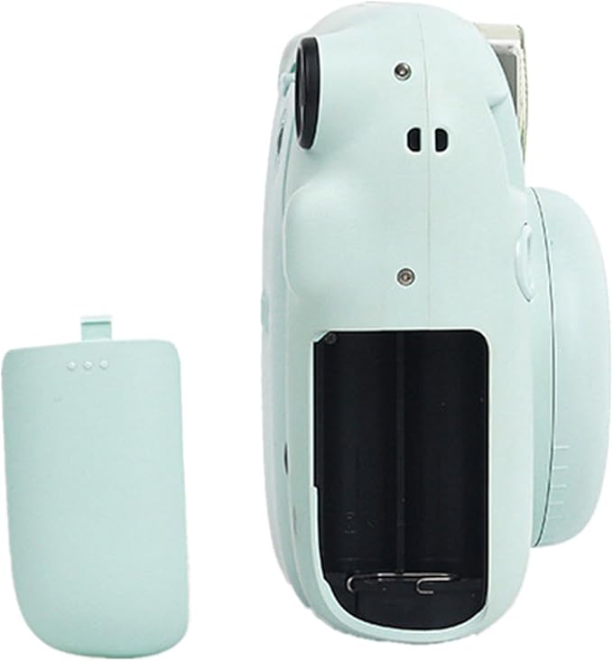 Battery Cover Replacement for Mini 12 Instant Camera, Lightweight Battery Side Cover Accessories, Camera Case (Green)