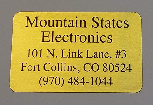 Printed Labels Rectangle 1" x 2" Custom Personalized Rolls, Quality Business Address Stickers, One Ink Color - (Made in The USA) (1000)