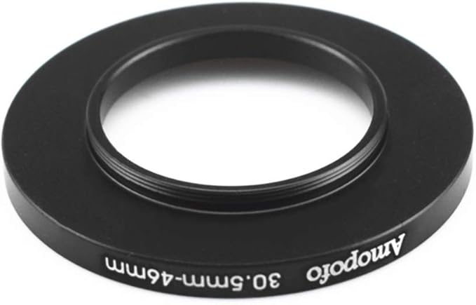 30.5mm to 46mm Camera Filters Ring Compatible All 30.5mm Camera Lenses or 46mm UV CPL Filter Accessory,30.5-46mm Camera Step Up Ring