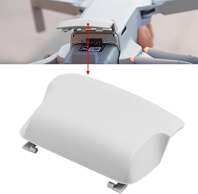 CAPART Battery Cover for DJI Mini 2/ Mini SE, Battery Door Cover Replacement Repair Parts Accessories (for Mini 2/Mini SE)