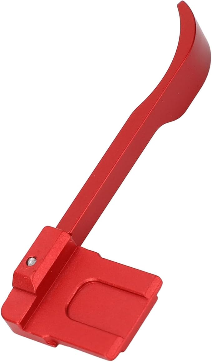 Bewinner Thumb Up Grip for A6700, Aluminum Alloy Camera Thumb Rest with Hot Shoe Cover, Ergonomic Hand Grip for Secure OneHanded (Red)
