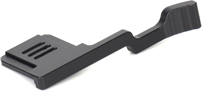 Metal Thumbs Up Grip for Canon EOS R50V Hot Shoe Mount Finger Support Grip, Aluminium Alloy Thumb Up Rest Hand Grip Compatible with Canon EOS R50V Camera Accessories (Black)