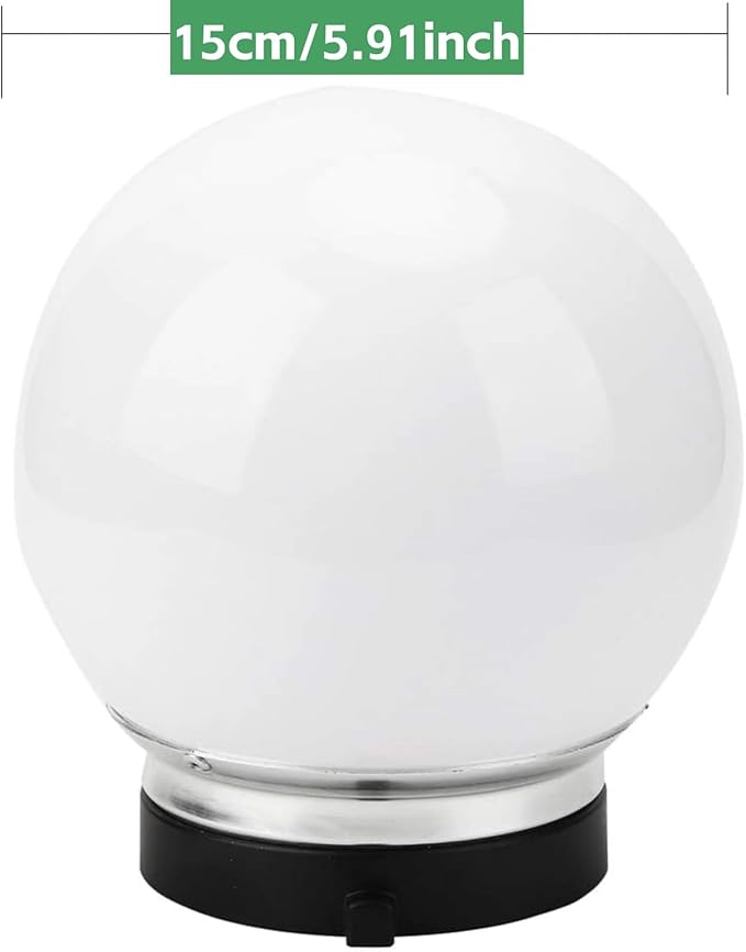 Soft Light Ball for Photography, 15cm Translucent Diffuser Soft Light Ball for Bowens Mount, 360° Lighting Angle, General Flash Lampshade Diffusion Dome for Advertising Art Portrait