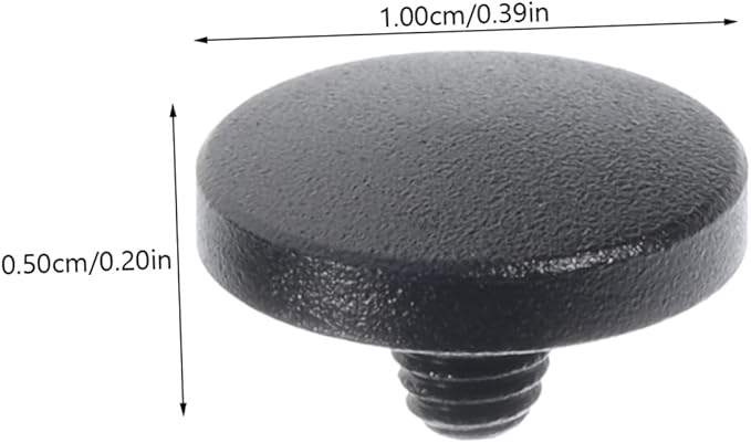 Gadpiparty 3pcs Aluminum Alloy Concave Camera Shutter Release Button Accessory for Enhanced Grip and Comfort Photography