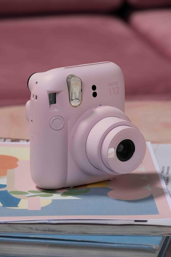 Fujifilm Instax Mini 12 Instant Camera (Blossom Pink) (Renewed)