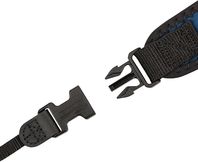 OP/TECH USA Classic Strap (Navy) – Neck & Shoulder Strap for Camera and Binocular Use with Adjustable Design for Comfort and All-Day Carry - Made in USA