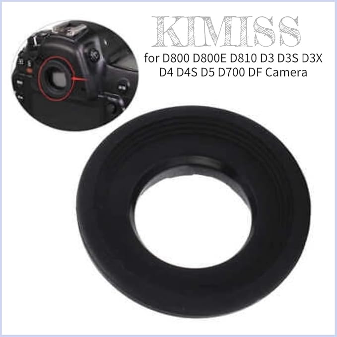 KIMISS Eye Cup Protector, DK‑17 Rubber Camera Eyecup Eye Cup Viewfinder Eye Piece for D800 D800E D810 D3 D3S D3X D4 D4S D5 D700 DF Camera