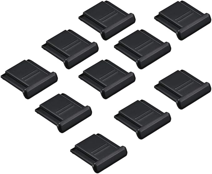 10 Packs Camera Flashlight Hot Shoe Cover Cap Compatible with Canon/Nikon/Panasonic/Fujifilm/Olympus/Pentax Sigma DSLR/SLR/Evil Camera Nikon BS-1