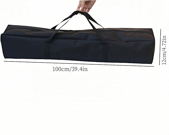 40in Carrying Case Bag Portable Folding Camera Tripod Photography Carry Bag with Adjustable Shoulder Strap for Light Stand Camera Tripod Monopod, Black