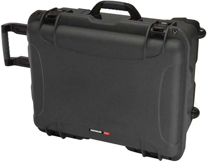 NANUK 950 Waterproof Hard Case with Wheels and Foam Insert - Graphite