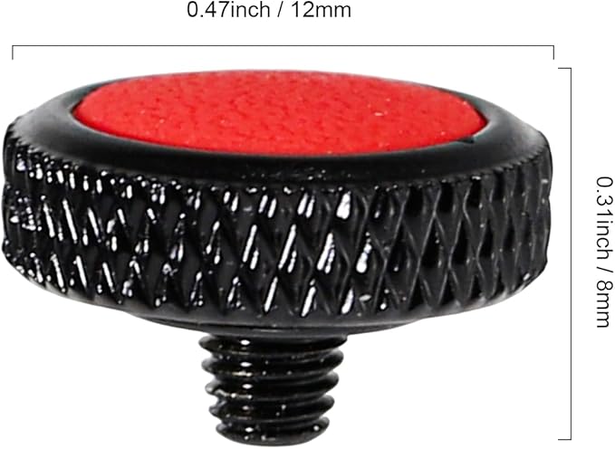 Shutter Button for Fujifilm X-T5, Soft Shutter Release Button for Fujifilm X100VI XPRO3 X100T XE4 XT20 XT50 XT3 XT4 XT30II Cameras (Black + Red Surface)