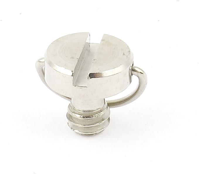1/4" D-Ring Screw Quick Release Plate Baseplate for Camera Tripod