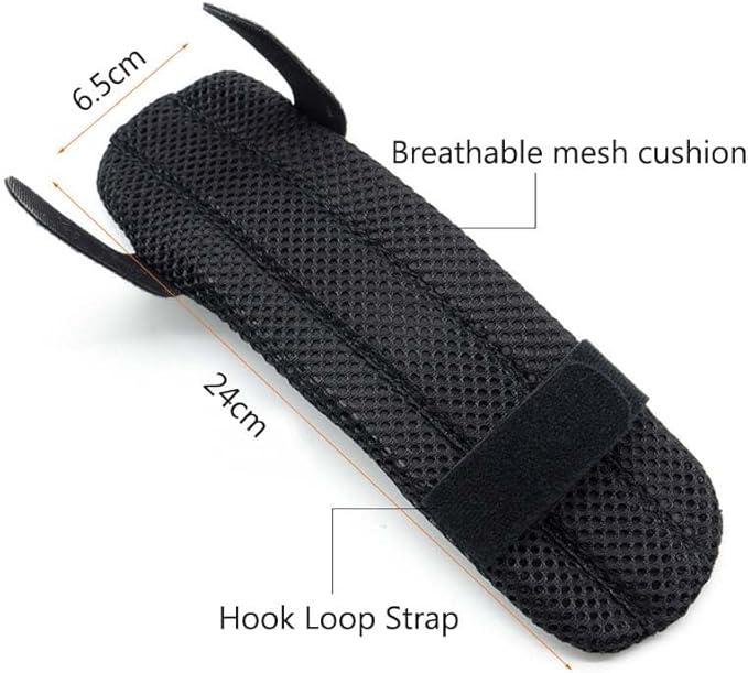 Tactical Vest Shoulder Strap Pad Backpack Laptop Guitar Shoulder Strap Mesh Padded Cushion 1 Pair