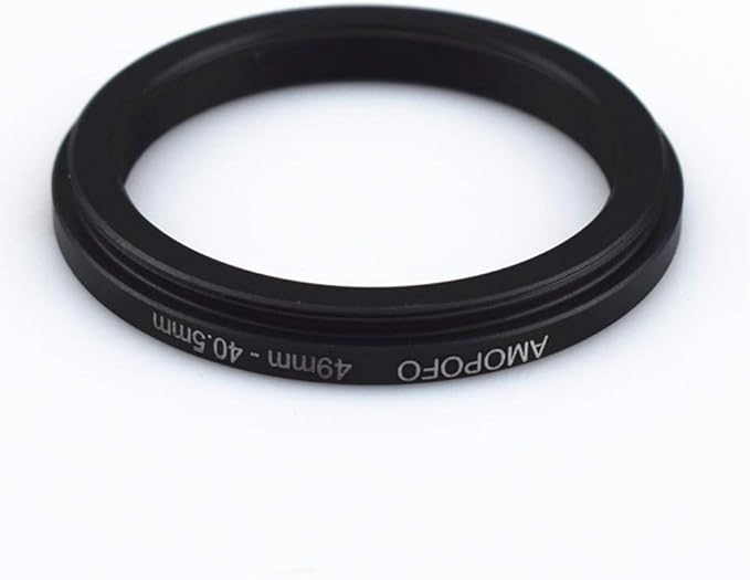 49mm to 40.5mm /46mm-40.5mm Step-Down Ring Filter Adapter for All Brands UV,ND,CPL,Metal Step-Down Ring Adapter