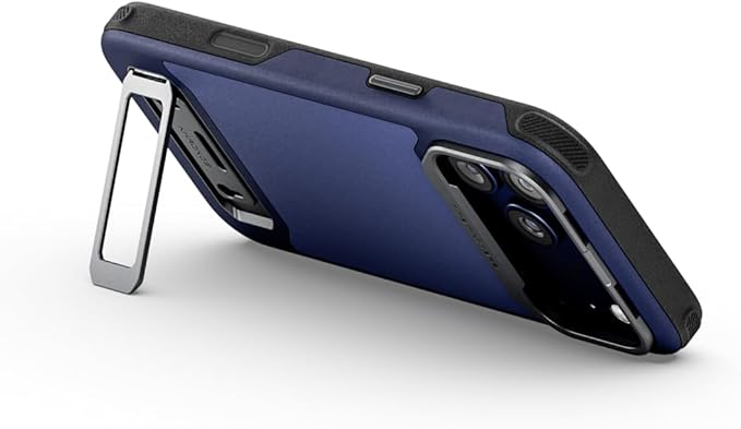Tilta Khronos Lite Case Compatible with iPhone 17 Pro Max | Lightweight Mobile Cage | Kickstand | Magnetic Mounts | Metal Lens Frame | Professional Smartphone Rig – Navy Blue