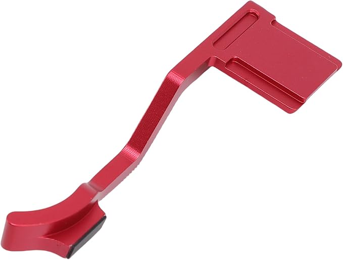 Yunir X T50 Thumb Up Grip for Fuji X T50 Camera Only,Aluminum Alloy Metal Thumb Grip with Hot Shoe Cover Protector Thumb Rest Support Holder,Not Affect The Use of XT50 Camera Buttons (Red)