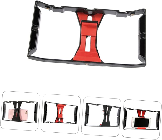 Artibetter Smartphone Radio Rig Filmmaking Holder Hand-held Phone Stabilizer for Video Phone Frame Led Light Microphone Mount