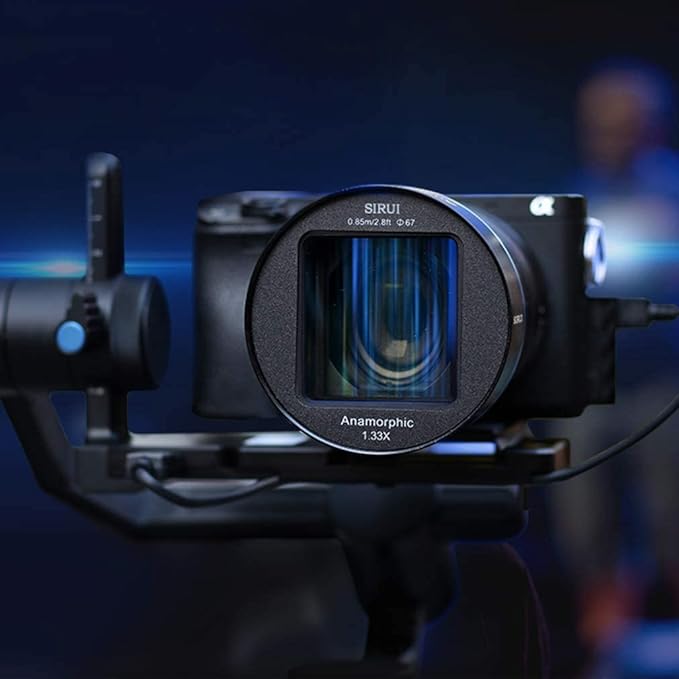 SIRUI 50mm F1.8 1.33X S35 Anamorphic Lens for L Mount, Blue Flare
