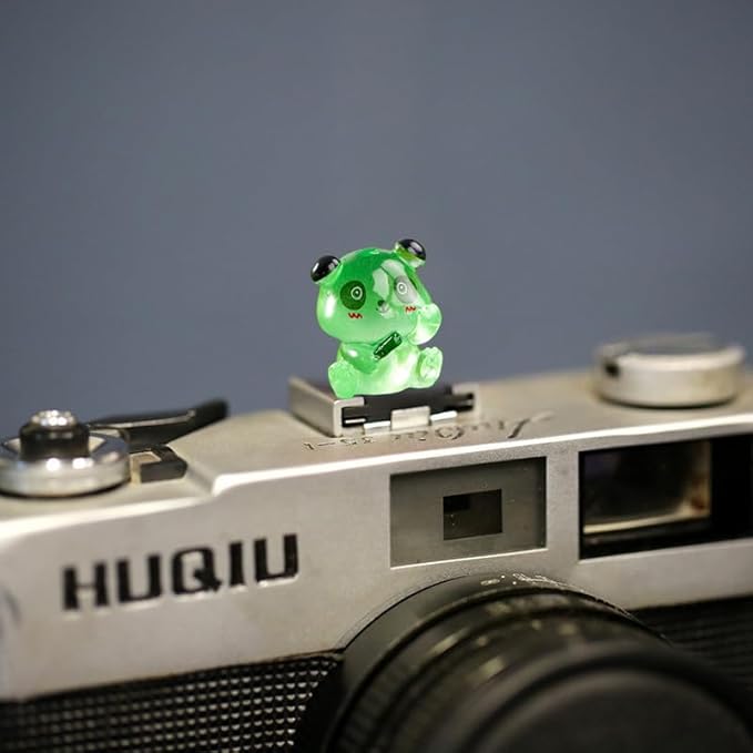 Camera Hot Shoe Cover, Cute Hot Shoe Cap, Hot Shoe Protector Compatible with Sony Fujifilm Fuji Canon Nikon Pentax Leical Panasonic (2pcs Panda)