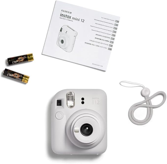 Fujifilm Instax Mini 12 Instant Camera Clay White