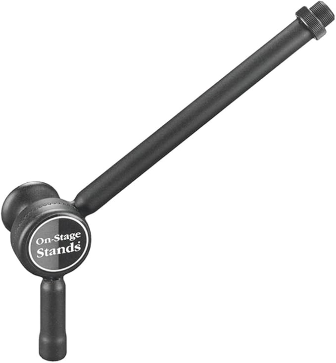 OnStage On-Stage Posi-Lok Mini Microphone Boom Arm, Black