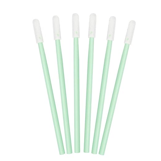 500 pcs 2.75" Small Head Cleaning Swab Sponge Dust Free Round Foam Tipped Swab Sticks for Camera Optical Lens and Automotive Detailing and Hard-to-Reach Area CK-FS742 (500)