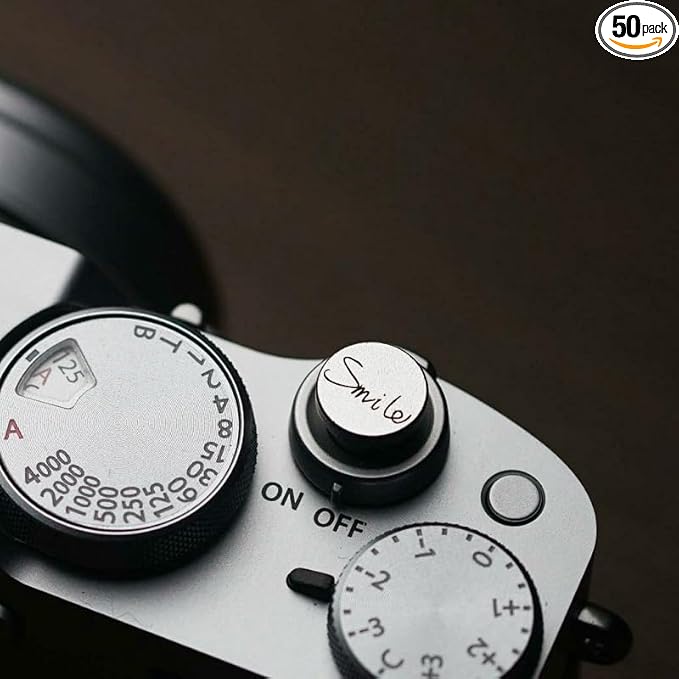 DBZZ SMILE Camera hot shoe cover Compatible with Fujifilm X-T30 X-T100 X-H1 X-T20 X100F X-T10 X-T3 X-T2 X-PRO2 X-PRO1 X-E3 X-A2 X-A5 X100T X100S X30 X70 (Smile button)