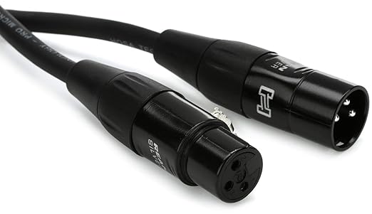 Hosa HMIC-005 Pro Microphone Cable, REAN XLR3F to XLR3M, 5 Feet