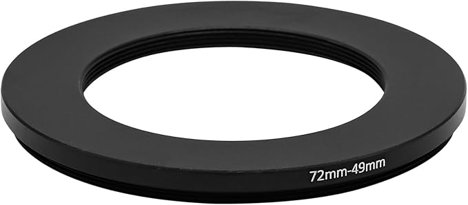 72-49/52/55/57/58/62/67/72/74/77/82/86/95/105mm Step Up & Step Down Rings Adapter for Camera Lens and Filters 72-49 Filter Adapter Ring 72mm Lens to 49mm Filters