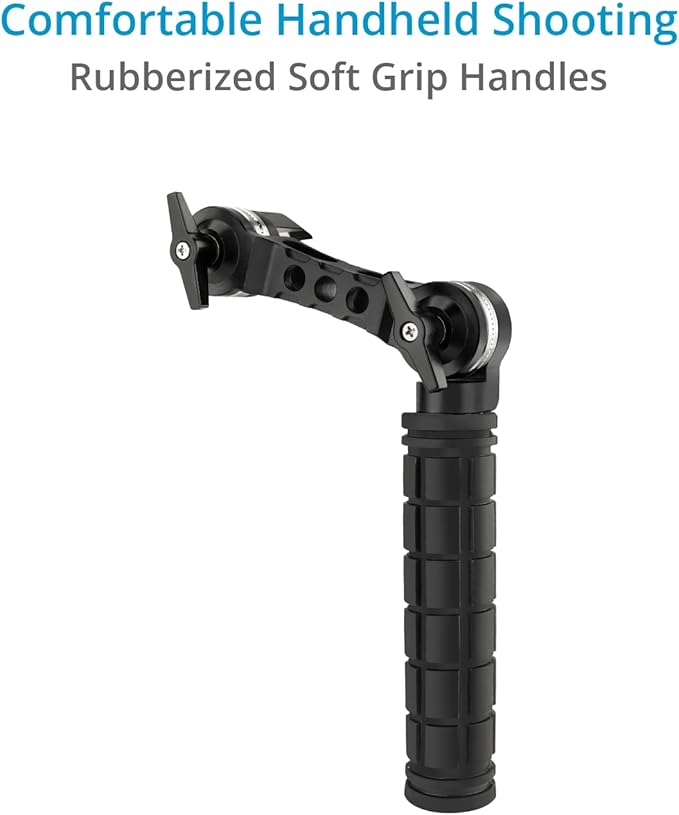 CAMTREE Hunt Universal 19mm/15mm Rosette Handle Set for DSLR & Video Camera Shoulder Mount Rigs. (CH-1915-RH)