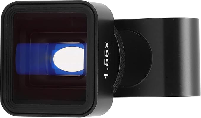Mobile Anamorphic Lens, 1.55X Wide Screen Deformation Filmmaking Lens, Aluminum Alloy Optical Glass Phone Movie Len for Smartphones iOS Pad,Default