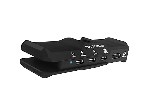 KONDOR BLUE | USB-C Media Hub Compatible with iPhone 15/16 | Mobile Video Rig, Full Sized HDMI for Video Monitoring & Workflow