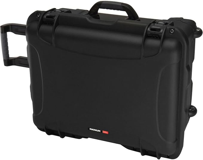 NANUK Wheeled Series 950 Lightweight NK-7 Resin Waterproof Protective Rolling Case, Black