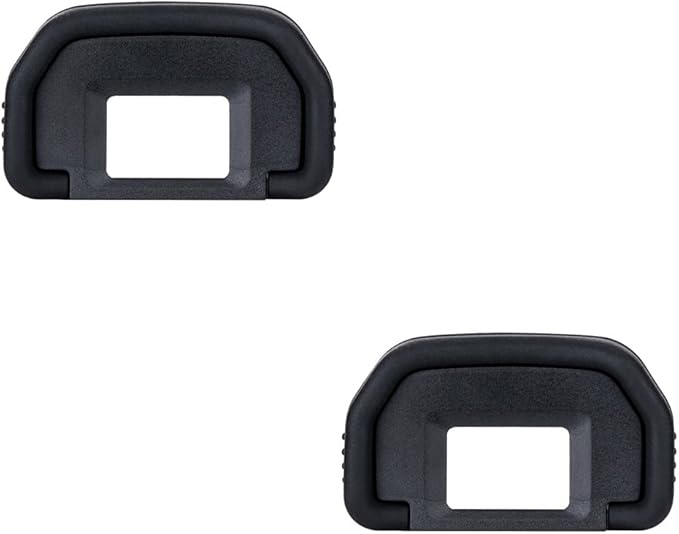 JJC 2-Pack Eyecup Eyepiece Eye Cup for Canon EOS 80D 90D 70D 60D 77D 6D 6D Mark II 5D 5D Mark II 50D 40D 30D 20D 20Da 10D 60Da A2 A2E D30 D60 Camera,Replaces Canon EB Eyecup Eyepiece