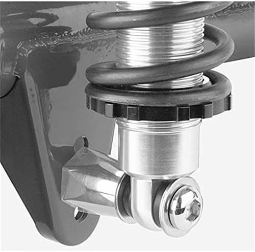 Speedway Motors Universal Steel Upper and Lower Rear Shock Mounts Kit Adjustable Coilover & Standard Shock Mount Brackets for Rear Suspension, Weld-On Steel Plates