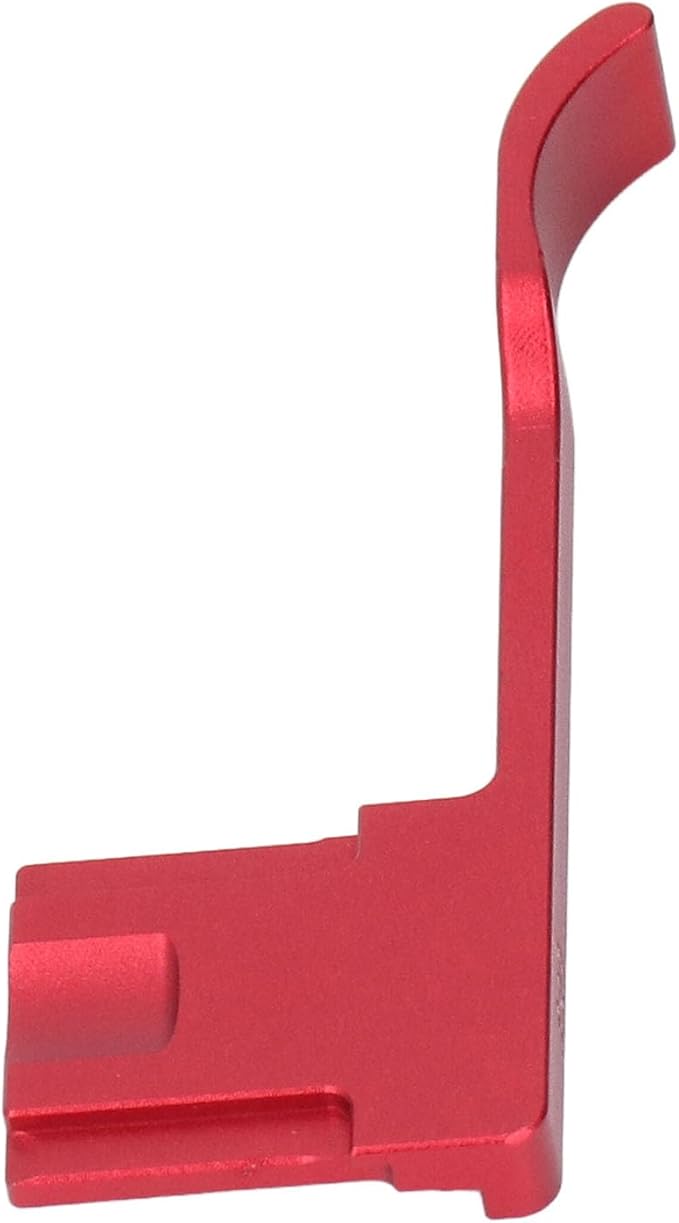 Bewinner Metal Hot Shoe Thumb Up Grip for GR III GR IIIX, Ergonomic Aluminum Alloy Hand Grip Camera Accessory (Red)